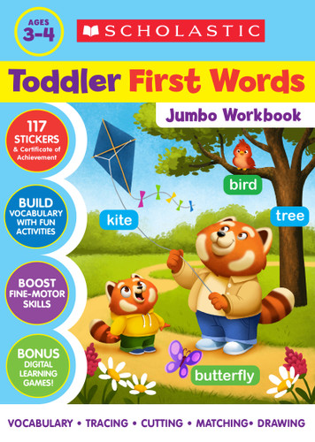 Toddler First Words Jumbo Workbook by Scholastic, 9798225094447