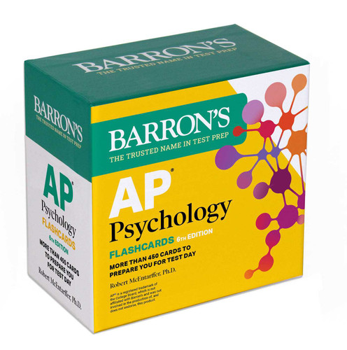 AP Psychology Flashcards, Sixth Edition: Up-to-Date Review by Robert McEntarffer, 9781506298276