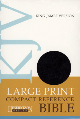 KJV Large Print Compact Reference Bible (Flexisoft, Black, Red Letter) (Miniature Edition) by Hendrickson Publishers, 9781619700208