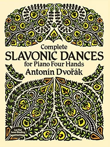Complete Slavonic Dances for Piano Four Hands by Antonin Dvorák, 9780486270197