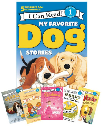 My Favorite Dog Stories: Learning to Read Box Set (A Box of 5 Favorite Dog Books for Beginning Readers) by Various, Jan Berenstain, Ree Drummond, Grace Gilman, Victoria Kann, Gene Zion, 9780062313317