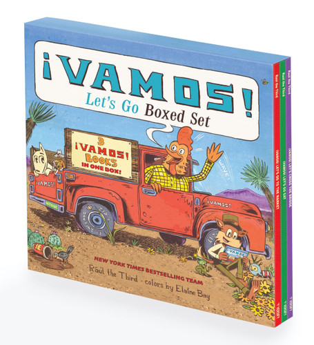 ¡Vamos! Let's Go 3-Book Paperback Picture Book Box Set (¡Vamos! Let's Go to the Market, ¡Vamos! Let's Go Eat, and ¡Vamos! Let's Cross the Bridge) by Raúl the Third, Raúl the Third, Elaine Bay, 9780063325234