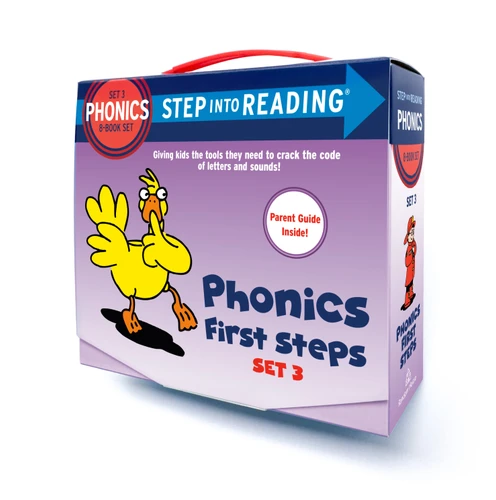 Step into Reading Set 3 Phonics First Steps Box Set (Includes 8 easy-to-decode books and Parent Guide) by Random House, Ron Lieser, 9780375825811