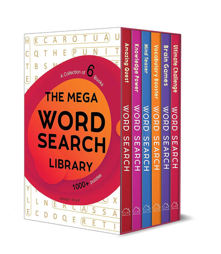 Mega Word Search Library: Gift Boxset For Kids (A Collection of 6 Books), The by Wonder House Books, 9789389931785