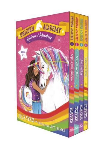 Unicorn Academy: Rainbow of Adventure Boxed Set (Books 1-4) by Julie Sykes, Lucy Truman, 9780593301517