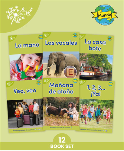Phonic Books Dandelion Mundo Spanish Decodables Set 1 (12 books) LATAM Spanish by Phonic Books, 9798217134892