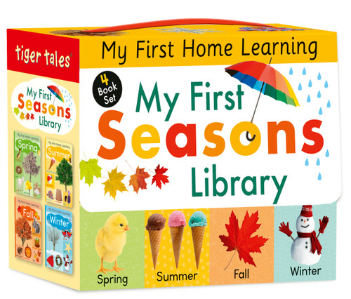 My First Seasons Library 4-Book Boxed Set (Celebrate Spring, Summer, Fall, and Winter!) by Lauren Crisp, Tiger Tales, 9781664350250