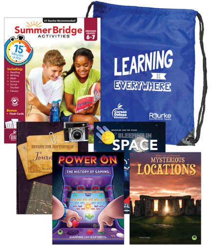 Summer Bridge Essentials Backpack 6-7 by Rourke Educational Media, Summer Bridge Activities, 9781731653796