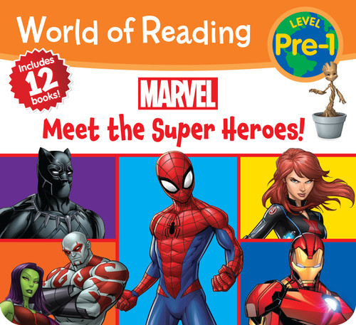 World of Reading Marvel: Meet the Super Heroes!-Pre-Level 1 Boxed Set by Marvel Press Book Group, 9781368008525