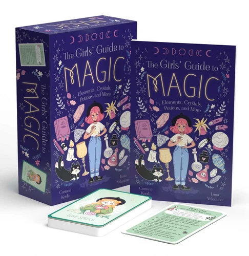 The Girls' Guide to Magic (Book and 52 Spell Cards on Elements, Crystals, Potions, and More) by Keefe, 9781398847613