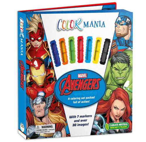 Marvel Avengers: Colormania (with 7 Felt Tip Pens and 30 Pages of Coloring) by IglooBooks, 9781835444146