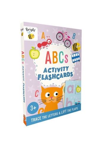 Bright Bee ABCs Activity Flashcards (with Tracing and Lift-the-Flaps for Ages 3 & Up) by IglooBooks, Max and Sid, 9781837717927