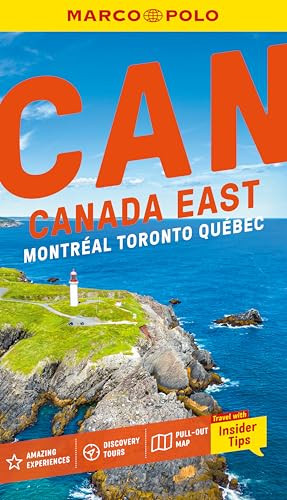 Marco Polo Canada East Pocket Travel Guide with Fold-Out Map (Covers Montreal, Quebec, Toronto and more) by Marco Polo, 9781917131636