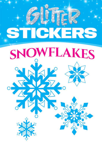 Glitter Snowflakes Stickers (Miniature Edition) by Christy Shaffer, 9780486462912