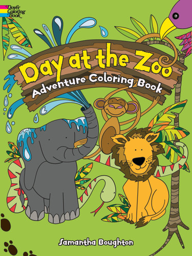 Day at the Zoo Adventure Coloring Book by Samantha Boughton, 9780486491547