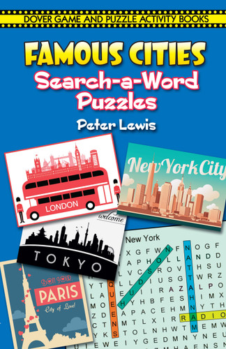 Famous Cities Search-a-Word Puzzles by Peter Lewis, 9780486413709