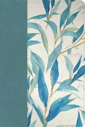 CSB Notetaking Bible, Teal Floral LeatherTouch, Zipper Edition by CSB Bibles by Holman, 9798384561781