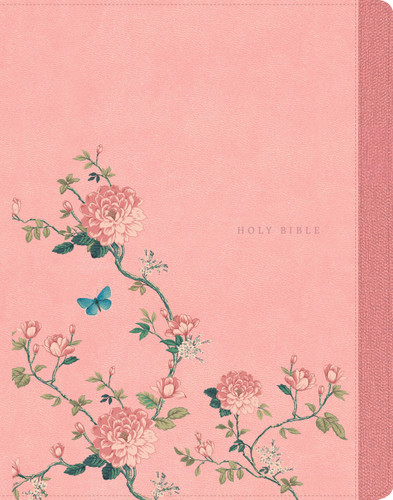 KJV Notetaking Bible, Pink Floral LeatherTouch, Zipper Edition by Holman Bible Publishers, 9798384562016