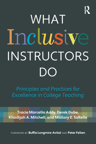 What Inclusive Instructors Do (Principles and Practices for Excellence in College Teaching) by Tracie Marcella Addy, Derek Dube, Khadijah A. Mitchell, Mallory SoRelle, 9781642671933