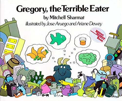 Gregory, the Terrible Eater - 9780027822502 by Mitchell Sharmat, Jose Aruego, Ariane Dewey