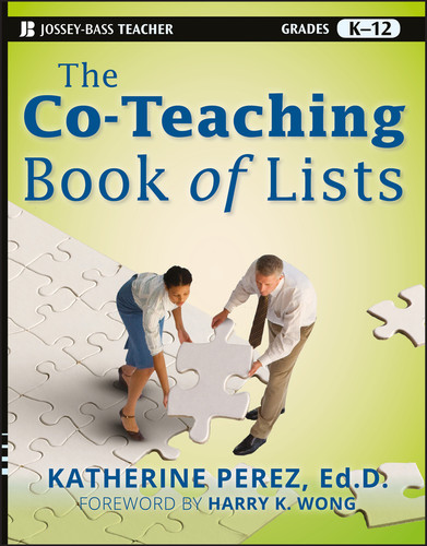The Co-Teaching Book of Lists by Katherine D. Perez, Harry K. Wong, 9781118017449