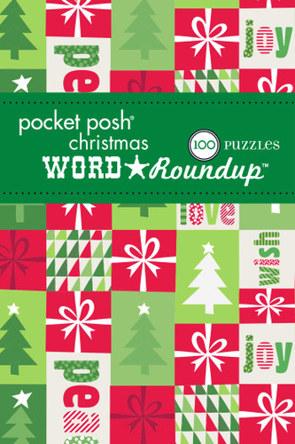 Pocket Posh Christmas Word Roundup 5 (100 Puzzles) (Miniature Edition) by The Puzzle Society, 9781449469351