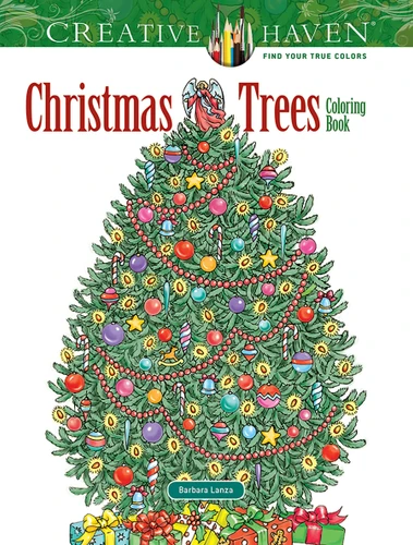 Creative Haven Christmas Trees Coloring Book by Barbara Lanza, 9780486803906
