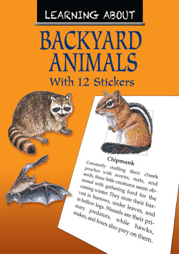 Learning About Backyard Animals (Miniature Edition) by Sy Barlowe, 9780486405346
