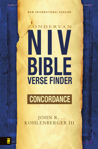 NIV Bible Verse Finder by John R. Kohlenberger III, 9780310292050