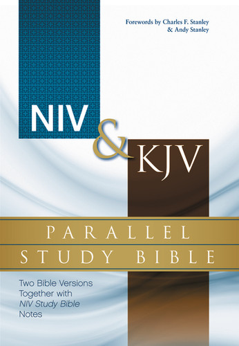 NIV, KJV, Parallel Study Bible, Hardcover (Two Bible Versions Together with NIV Study Bible Notes) by  Zondervan, 9780310432739