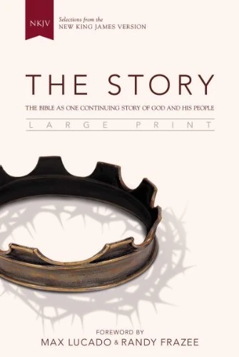 NKJV, The Story, Large Print, Hardcover (The Bible as One Continuing Story of God and His People) by  Zondervan, 9780310433842