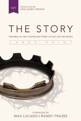 KJV, The Story, Large Print, Hardcover (The Bible as One Continuing Story of God and His People) by  Zondervan, 9780310433897