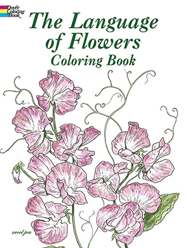 The Language of Flowers Coloring Book by John Green, 9780486430355