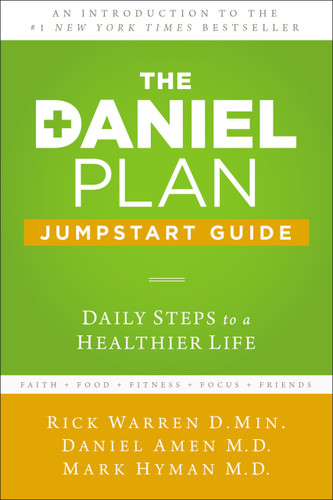 The Daniel Plan Jumpstart Guide (Daily Steps to a Healthier Life) (Miniature Edition) by Rick Warren, Dr. Daniel Amen, Dr. Mark Hyman, 9780310341659