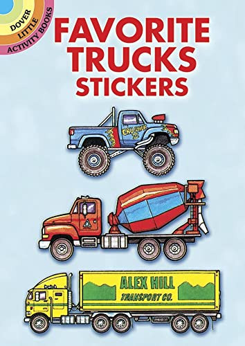 Favorite Trucks Stickers (Miniature Edition) by Bruce LaFontaine, 9780486423425 Favorite Trucks Stickers (Miniature Edition) by Bruce LaFontaine, 9780486423425