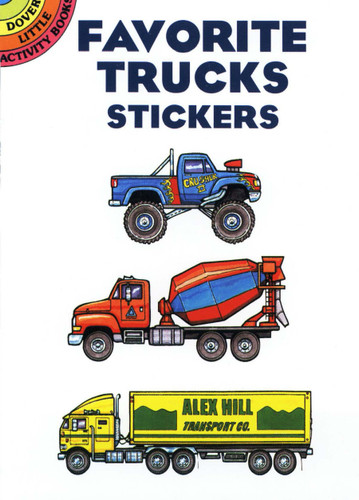 Favorite Trucks Stickers (Miniature Edition) by Bruce LaFontaine, 9780486423425