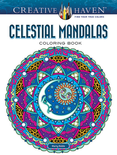 Creative Haven Celestial Mandalas Coloring Book by Marty Noble, 9780486804804