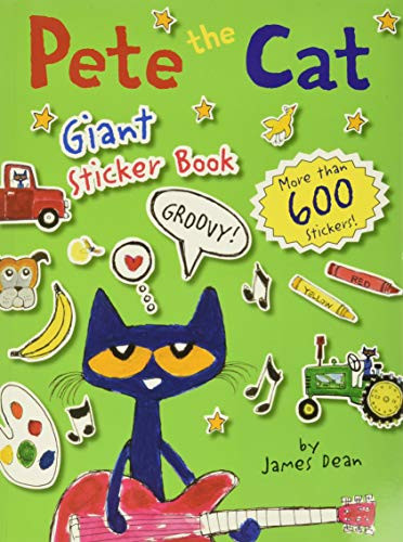 Pete the Cat Giant Sticker Book by James Dean, Kimberly Dean, James Dean, 9780062304230