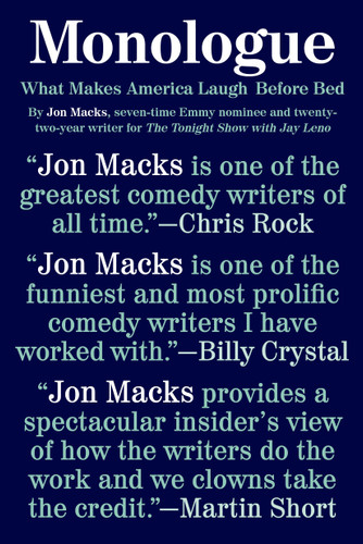 Monologue (What Makes America Laugh Before Bed) by Jon Macks, 9780399183409