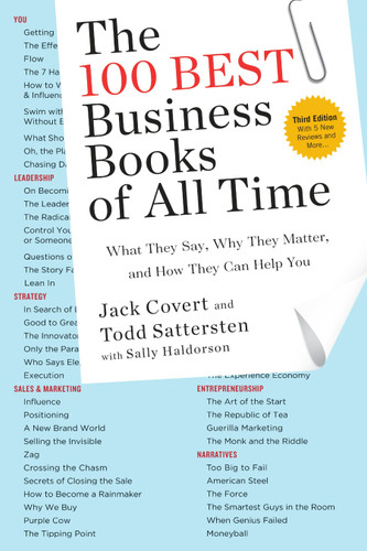 The 100 Best Business Books of All Time (What They Say, Why They Matter, and How They Can Help You) by Jack Covert, Todd Sattersten, Sally Haldorson, 9780143109730