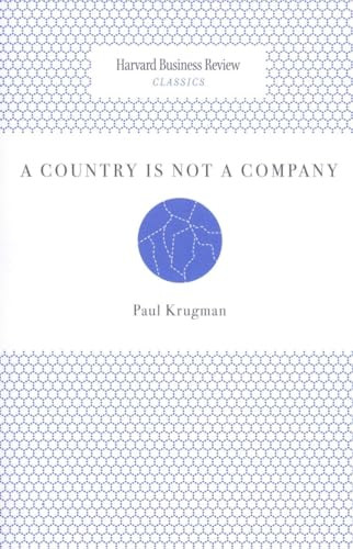 A Country Is Not a Company (Miniature Edition) by Paul Krugman, 9781422133408