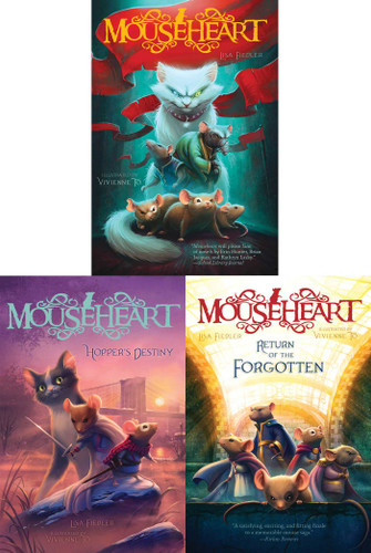 The Mouseheart Trilogy Collected Set (Mouseheart; Hopper's Destiny; Return of the Forgotten) by Lisa Fiedler, Vivienne To, 9781481469272