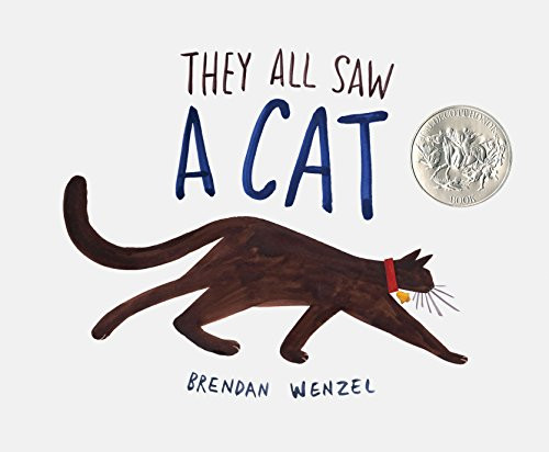 They All Saw a Cat by Brendan Wenzel, 9781452150130