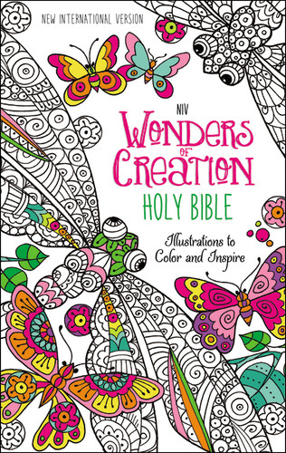 NIV Wonders of Creation Holy Bible, Hardcover (Illustrations to Color and Inspire) by  Zondervan, 9780310758914