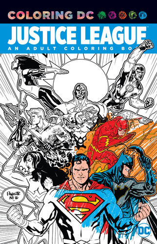 Justice League: An Adult Coloring Book by Various, 9781401274047
