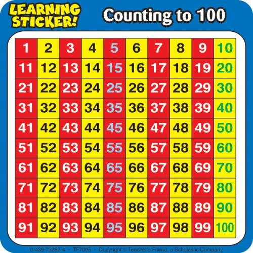 Counting to 100 Learning Stickers by Scholastic, Scholastic, Scholastic, 9780439732826