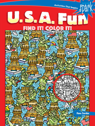 SPARK U.S.A. Fun Find It! Color It! by Diana Zourelias, 9780486818931
