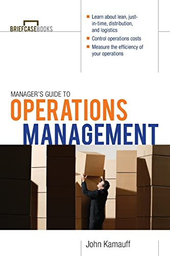 Manager's Guide to Operations Management by John Kamauff, 9780071627993