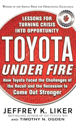 Toyota Under Fire: Lessons for Turning Crisis into Opportunity by Timothy N. Ogden, Jeffrey K. Liker, 9780071762991