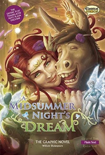 A Midsummer Night's Dream The Graphic Novel: Plain Text by William Shakespeare, John McDonald, Kat Nicholson, Jason Cardy, Jim Campbell, Clive Bryant, 9781907127298